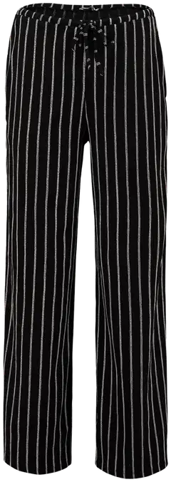 Hailys naisten housut Gr44eta - Black Stripe - 1