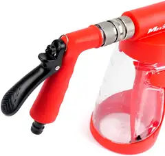 Maxshine LPG002 Snow Master Foam Gun V2 – 1L matalapainevaahdotin puutarhaletkuliitännällä, säädettävä vaahdon määrä, läpinäkyvä PET-säiliö, liukumaton pohja - 2