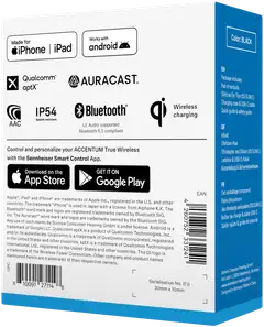 Sennheiser Accentum True Wireless langattomat vastamelunappikuulokkeet  musta - 7