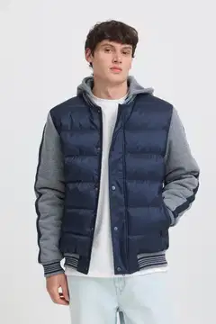 Blend miesten toppatakki jersey hihoilla - Salute - 3