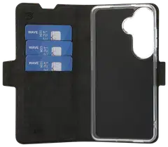 Wave Book Case, Samsung Galaxy S26 5G, Musta - 3