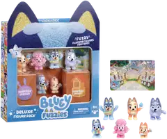 Bluey Fuzzies-nukkahahmot 8 kpl - 2