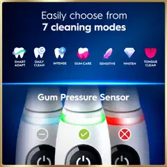 Oral-B iO9 White Alabaster sähköhammasharja + lataava matkakotelo + hammasharjateline + lisävaihtoharja - 10