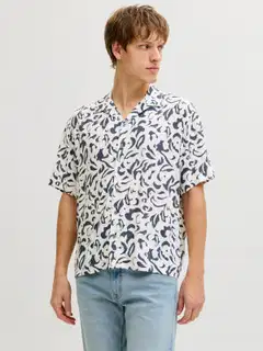 JJ REBEL miesten kauluspaita Jrebblossom - Folkstone Gray - 2