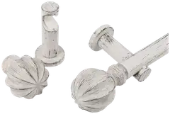 Ihanin verhotanko Isabella valkokulta 160-310cm 25/28mm - 2