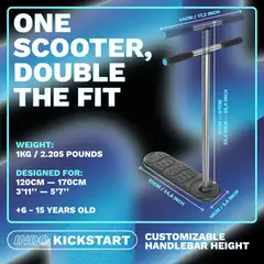 Indo Kickstart Classic Trampoliini Scootti - 12