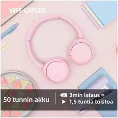 Sony Bluetooth sankakuulokkeet WH-CH520Y keltainen - 5