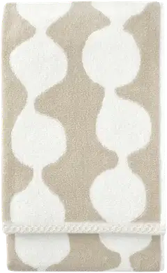 Finlayson kylpypyyhe Pampula 70x150 beige-valkoinen - 1