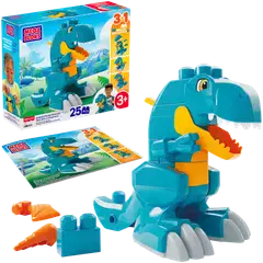 Mega Bloks Build & Chomp Dinosaurus -rakennussetti - 1