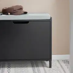 SoBuy kenkäkaappi musta FSR151-K-SCH - 3