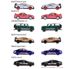 Majorette Showroom Deluxe auto, metallivalettu (die-cast), 7,5 cm, 1:64, useita erilaisia, lajitelma, myydään yksittäin - 6