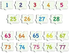 Larsen Maxi Palapeli Opi Numerot 1-100 100 palaa - 3