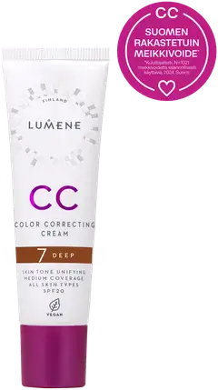 Lumene CC Color Correcting Meikkivoide SK20 7 Deep 30 ml - 1