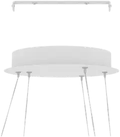 EGLO Riippuvalaisin connect.z Lobinero-z led 43,2W Ø58cm valkoinen - 4