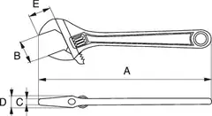 Bahco Jakoavain 9033 - 4