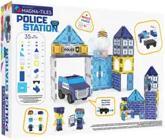 MAGNA-TILES® Poliisiasema magn. rak.sarja 35 osaa - 3