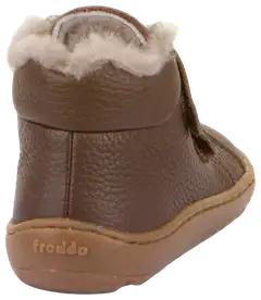 Froddo lasten talvipaljasjalkakenkä Winter Furry - Brown - 5