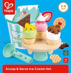 Hape Jäätelöt leikkisetti - 5