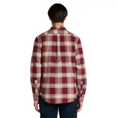 Timberland miesten flanellipaita Herringbone - BURGUNDY - 2