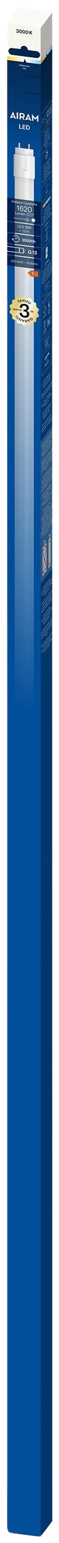 Airam LED-loisteputki 16.5W T8/26 G13 1700lm 3000K 120 cm - 2