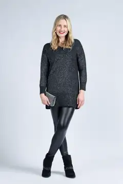 House naisten leggingsit 222H402518 - Jet Black - 7