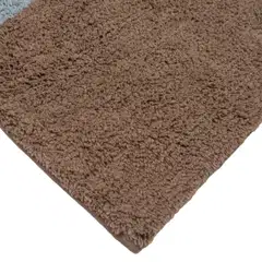 ihankotona puuvillamatto Samos 60x90 cm ruskea - 3