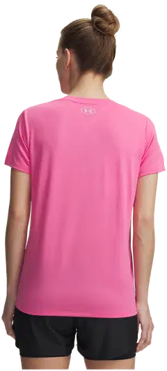 Under Armour naisten treenipaita Tech SSV Solid 1384229 - Pink Frenzy - 2