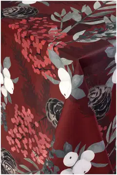 Pentik Joulun Hetki pöytäliina 145x250 cm punainen - 1