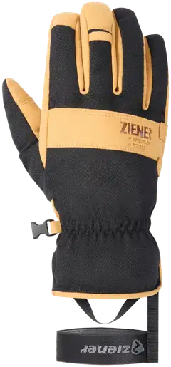 Ziener miesten sormikkaat Galsi-Z AS - black - 2