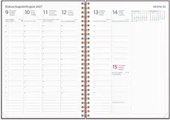 Burde Kalenteri 2027 Business Textile luumu - 2