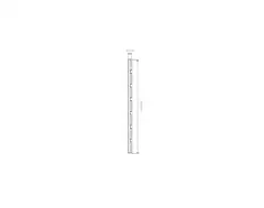 Näkösuoja-aita, vaakalaudoitus, grafiitin harmaa, 183x80cm - 2