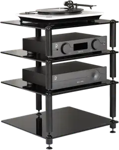 Norstone Bergen 2 HiFi -laitekaluste satiinimusta - 2