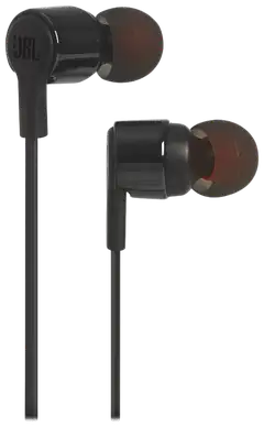 JBL nappikuulokkeet mikrofonilla T210 musta - 1
