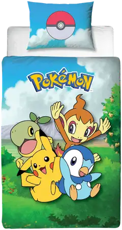 Pokemon lasten pussilakanasetti 150x210+50x60 cm monivärinen - 1