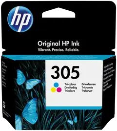 HP 305 moniväri mustepatruuna tri-color - 1