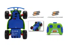 Jada RC Toy Story Turbo Buggy, 14 cm, 1:32, 1-kanavainen, 2,4 GHz - 9