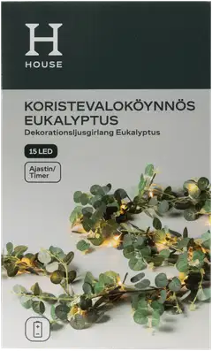 House koristevaloköynnös Eukalyptus 15 led - 1