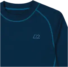Luode12 miesten pitkähihainen aluspaita merinovillaa 190L332464 - Blue - 2