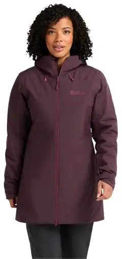 Jack Wolfskin naisten toppatakki Heidelstein - Amaranth - 5