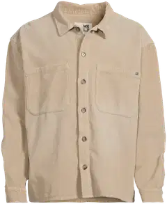 WKLY. miesten vakosamettinen paitatakki loose fit 194W312673 - Sand - 2