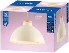 Airam Anoom 38 riippuvalaisin E27 beige - 2