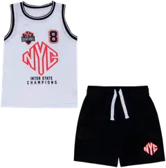 Tex lasten shortsisetti NYC I984201 - BLACK 1 - 1