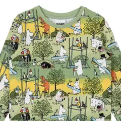 Muumi lasten paita Uutterat 591362 - VIHREÄ - 2