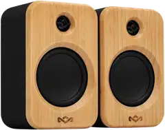 House of Marley Bluetooth hyllykaiuttimet Get Together Duo, musta/puu - 1