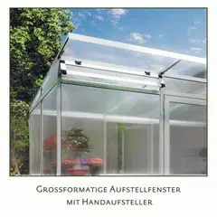 Kreative Gartentechnik kasvihuone Santini II-S 3,5 m2 antrasiitinharmaa - 2
