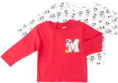 Disney vauvojen pitkähihainen t-paita Mikki Hiiri I286721 2-pack - RED - 1