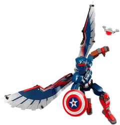 LEGO® Marvel 76296 Uusi rakennettava Captain America hahmo - 4