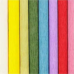 Creativ Company kreppipaperi, perusvärilajitelma, 8 ark - 3