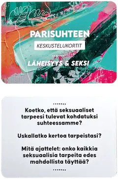 Hidasta elämää, Keskustelukortit - Läsnäolo ja seksi - 4