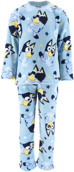 Bluey Lasten fleece setti - V.sininen - 1